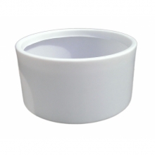 Cylindrical container without a lid